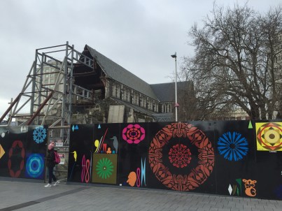 Destroyed ChristChurch Cathedral