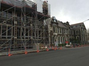 Scaffolded Arts Centre