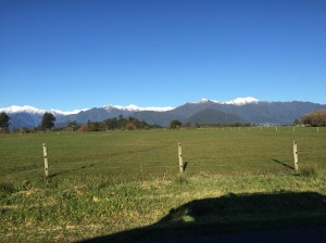 Farmlands along the drive